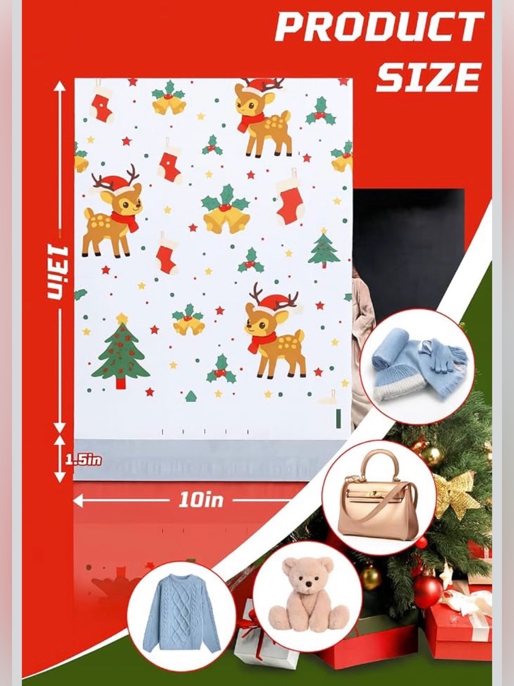 150pc Bundle: 25 Poly Mailers, 25 Cards & 100 Stickers - Picture 2 of 9